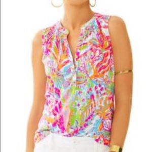 Lilly Pulitzer Essie Top, Scuba to Cuba